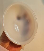 Hen on Nest Vintage White Milk Glass 4.5" long image 4