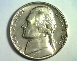 1961-D JEFFERSON NICKEL CHOICE / GEM UNCIRCULATED CH /GEM UNC. ORIGINAL ... - $8.00