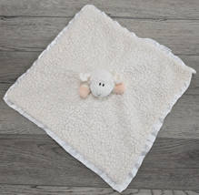 Stephan Baby Cream Colored Sheep Lamb Plush Lovey Security Blanket w/ Sa... - $9.74