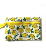 LEMON Print Makeup Bag - Cosmetics Case Lemons Ipsy - $18.31 CAD