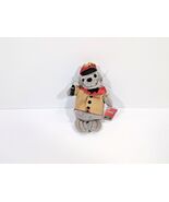 Coca-Cola Seal Christmas Decoration 1997 Coat Hat Bean Bag Plush With Ta... - $10.86