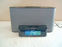 Sony Model No.ICF-CS10iP FM/AM Clock Radio / Dock &quot; Great Item &quot; - £37.36 GBP
