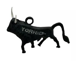 Vintage 2” Torres Black Bull Sangre De Toro Spain Wine Bottle Charm - £5.07 GBP