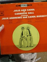 JULIE AND CAROL At Carnegie Hall Julie Andrews Carol Burnett Columbia OS 2240 Lp - £4.67 GBP
