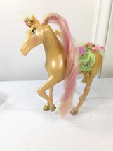 Vintage Pony Royale Brooke Peridot horse brown tan gold green pink heart... - $4.00