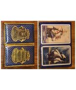 NEW 2 decks Piatnik Kingsbridge Playing Cards Tall Ship 24kt Gold Tipped... - $58.49