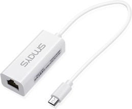 Micro Usb To Ethernet Adapter For Android Tablet Computer, Nexus Player, Dell - £26.90 GBP