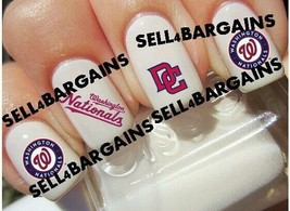 Last 2》MLB Washington Nationals Baseball Team》Nail Art Decals - $9.09