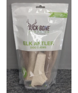 Buck Bone Organics Elk Antler Dog Chews MED DOG (40 Lbs.) - 6 Count - £35.63 GBP