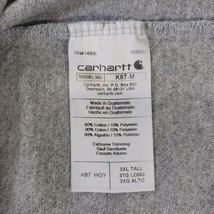 Carhartt K87 HGY Men's Gray Cotton Blend Short Sleeve T-Shirt Size 3XL Tall image 5