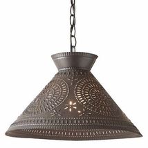 Roosevelt Shade Light with Chisel In Kettle Black Tin image 2