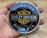 Logo For Harley Davidson Genuine Motor Oil Aluminum Thin Size Diameter 9... - $35.63