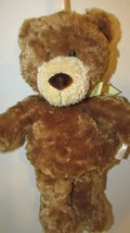 Carters Classics baby plush musical crib hanging toy brown teddy bear ye... - $19.79