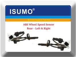 Set of 2 Pieces ABS Wheel Speed Sensor Rear Left and Right Fits: TSX 2009-2014 - £20.39 GBP