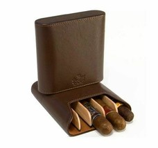 The &quot;Show Band&quot; 5 Cigar Case - Sunrise Coffee and Macassar Ebony - $179.00