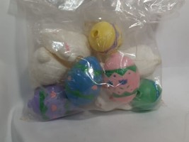 10 Vintage Easter Bunny &amp; Egg Cover for String Lights , Blow Mold - £8.70 GBP