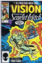 Vision and the Scarlet Witch #7 ORIGINAL Vintage 1986 Marvel Comics Wandavision - £19.73 GBP