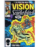 Vision and the Scarlet Witch #7 ORIGINAL Vintage 1986 Marvel Comics Wand... - £19.41 GBP