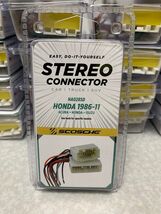 Honda Acura Isuzu Car Stereo Connector By Scosche 1986 To 2011 New Easy DIY - $7.18