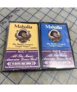 1990 MAHALIA JACKSON World&#39;s Greatest Gospel Singer 2x Cassette CBS Gosp... - $10.49