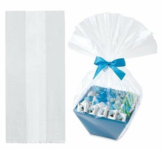 1000 Gusset Bags Clear Plastic Expandable Bags 1 Mil Poly Bags - £124.87 GBP