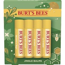 Burt&#39;s Bees Jingle Balms Lip Balm Gift Set, Natural Moisturizing Lip Bal... - £15.81 GBP