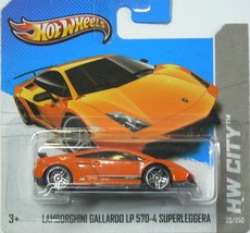 Hot Wheels Hw City 2012, Lamborghini Gallardo LP 570-4 Superleggera Orange on Sh - $43.11