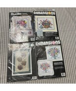 Bucilla &amp; Dimensions Cross Stitch Sealed Kits Vintage 1980s 90s - $831.82 MXN