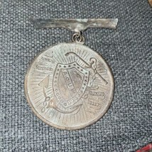 Vintage A.O.U.W. Medal Missing Ribbon? Anchor The Boston Regalia Co  Brass - £14.65 GBP