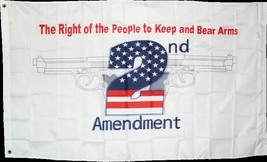 2nd Amendment Flag 3x5 ft Right of the People to Keep &amp; Bear Arms Second Gun - £14.37 GBP