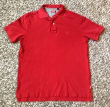 IZOD Polo Shirt Mens Small Red Short Sleeve Regular Fit Pique Golf Unifo... - $12.67
