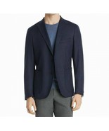 Dylan Gray Men&#39;s Navy Textured Wool Three-Button Jacket Blazer B4HP - £59.17 GBP