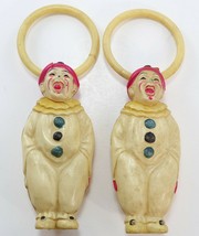 Celluloid Clown Ornaments Vintage Japan Ando Togoro Workshop Antique Toy... - £39.81 GBP
