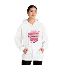 happiness is being a mom mothers day gift Unisex Heavy Blend™ Hooded Swe... - $36.61+