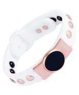 CLAVIS ARTHRITIS MAGNETIC THERAPY GOLF HEALTH BRACELET WHITE BAND WITH R... - £102.73 GBP