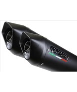 GPR Exhaust Suzuki Hayabusa 2001-2006 Pair Homolog Slip-On Furore Nero - $779.37