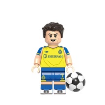 Football Player Cristiano Ronaldo (Al Nassr) Minifigures Bricks Toys - £2.73 GBP