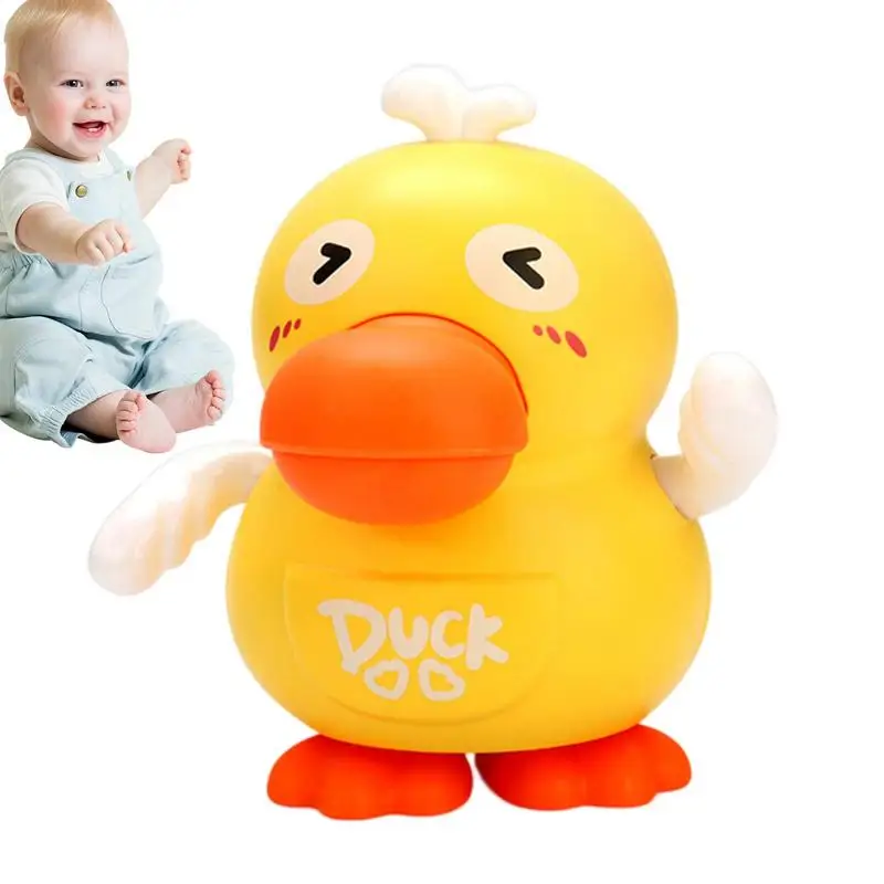 Kids Educational Learning Duck Toy Rocking Animal Interactive Toy Music Roller - £13.35 GBP