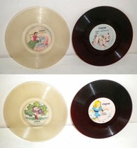 2 Voco 45 RPM Kiddie Records 1949 ~ Colored Vinyl Dinky the Dog &amp; Rockabye Baby - £23.17 GBP