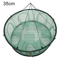 Automatic Fishing Net Trap Cage Round Shape Durable Open  for Crab Crayfish Lobs - £68.34 GBP