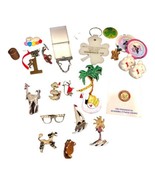 11 pc ASSORTED Stunning VINTAGE 80&#39;s Brooch Pin Lot + Ephemera Bundle Of... - $19.32 CAD