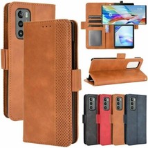 For LG K42 Velvet G8s ThinQ Magnetic Flip Leather back Wallet Case - $46.44