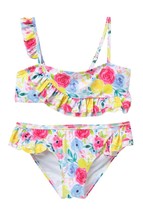 Juicy Couture Floral Ruffle 2-Piece Swimsuit ( 14/16 ) - £52.99 GBP