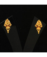 22k Hallmark Gold 2.6cm Bali Earring Daughter In Law Gift Vintage Style ... - £551.46 GBP