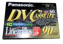 New Panasonic DVC Digital Video Cassette Mini DV SP 60min Linear Plus LP... - £6.73 GBP