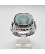 VINTAGE 925 STERLING SILVER INDIANAPOLIS  COLTS HORSESHOE LUCKY RING SIZ... - $137.36 CAD