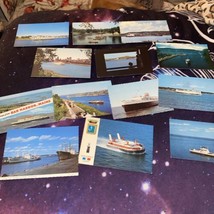 Lot Of 14 Vintage Postcards Ships Boats Water Ocean - £6.01 GBP