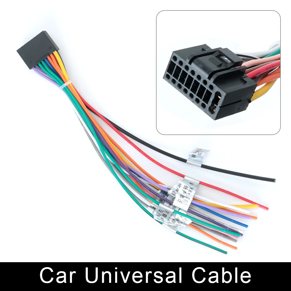 GPS Antenna 2 Din Car Android Radio Cable Power Connector Universal RCA - £38.02 GBP