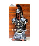 NauticalMart Roman Black Muscle Armor Cuirass Set W/Shoulders And Helmet... - €285,78 EUR