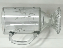 Princess House Heritage Etched Crystal Glass Irish Pedestal Coffee Mug 8 oz. image 3